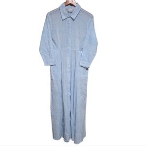 Julia Amory The JA Shirtdress in Blue Stripe Size Medium